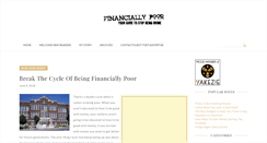 Desktop Screenshot of financiallypoor.com