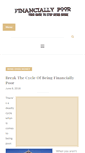 Mobile Screenshot of financiallypoor.com